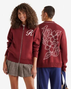 Robson Jacquard Zip Cardigan