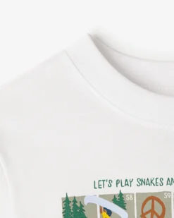 Toddler Beaver Canoe Snakes And Ladders T-Shirt -Roots Sale Store 31020762 010 d