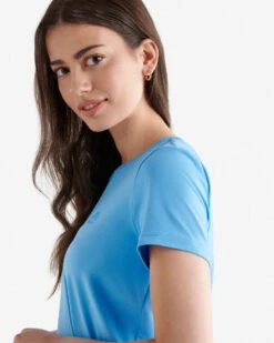 Renew Knit Short Sleeve Top -Roots Sale Store 38020290 13E g