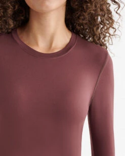 Renew Knit Fitted Long Sleeve Top -Roots Sale Store 38020291 26F d