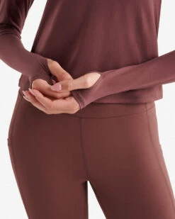 Renew Knit Fitted Long Sleeve Top -Roots Sale Store 38020291 26F e