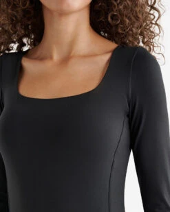 Renew Knit Long Sleeve Bodysuit -Roots Sale Store 38020292 001 d