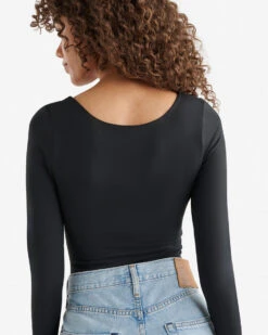 Renew Knit Long Sleeve Bodysuit -Roots Sale Store 38020292 001 g