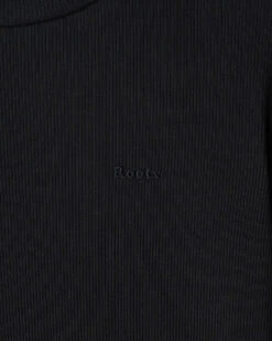 Roam Rib Fitted Long Sleeve Top -Roots Sale Store 38020297 001 c
