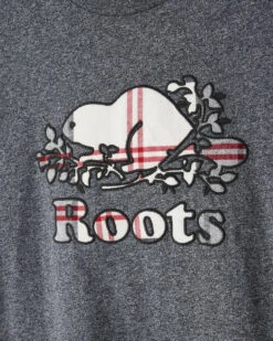 Womens Inglenook Plaid T-shirt -Roots Sale Store 38031140 008 c