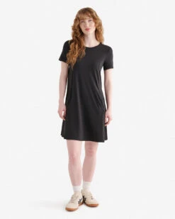 Renew Knit Short Sleeve Mini Dress