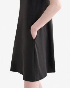 Renew Knit Short Sleeve Mini Dress -Roots Sale Store 38130459 001 e