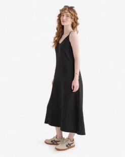 Isla Cotton Gauze Slip Dress -Roots Sale Store 38130462 001 c