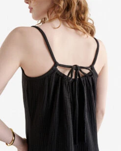 Isla Cotton Gauze Slip Dress -Roots Sale Store 38130462 001 e