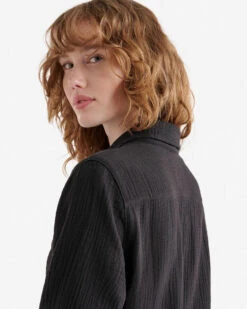 Isla Cotton Gauze Shirt Dress -Roots Sale Store 38130464 001 h