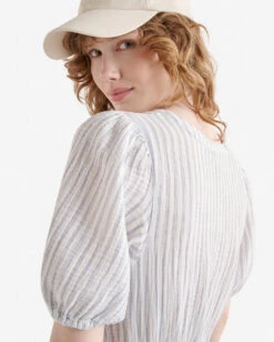 Isla Cotton Gauze Print Tea Dress -Roots Sale Store 38130473 CJ2 g