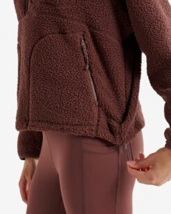 Alta Shearling Fleece Half Zip -Roots Sale Store 38140241 26F g