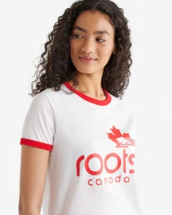 Womens Northern Athletics T-Shirt -Roots Sale Store 38170054 010 d