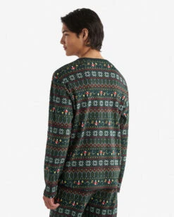 Mens Holiday Pajama Top -Roots Sale Store 39180046 232 d