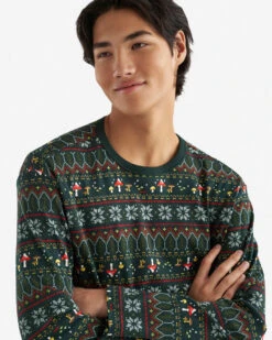 Mens Holiday Pajama Top -Roots Sale Store 39180046 232 e