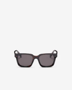 Womens Plastic Square Bevelled Sunglasses