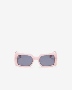 Womens Plastic Rectangle Sunglasses