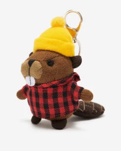 Lumberjack Beaver Keychain -Roots Sale Store 45040544 J25 c