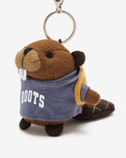 Back To School Beaver Keychain -Roots Sale Store 45040545 J25 c