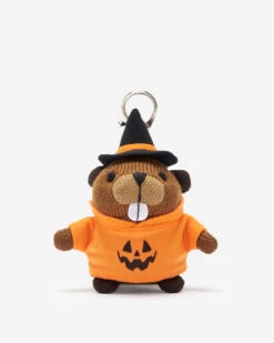 Halloween Beaver Keychain
