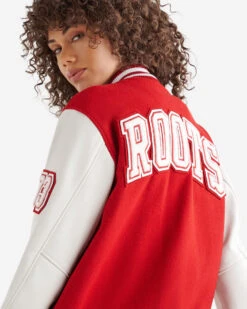 Canada Vintage Varsity Jacket -Roots Sale Store 55020065 Y60 e