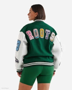 Barbie™ X Roots 65 Varsity Jacket -Roots Sale Store 55060017 336 d
